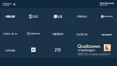 Plus d'une douzaine d'équipementiers vont commercialiser des smartphones équipés du chipset Snapdragon 888. (Source de l'image : Qualcomm)