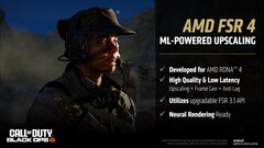 AMD FSR 4 utilise les prouesses FP8 de RDNA 4 pour l'upscaling et la génération d'images. (Source de l'image : AMD)