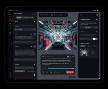 Apple l'iPad Pro M5 exécute des applications créatives et d'IA, mettant en évidence les performances améliorées du GPU et de l'IA de la puce M5 (Image source : Apple)