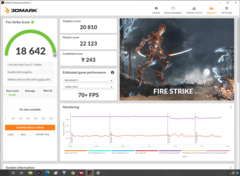 Fire Strike en mode jeu avec le pilote Gaming