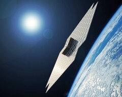 Le satellite d&#039;essai AST SpaceMobile BlueWalker 3 (Source : Business Wire)