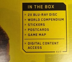 Retour de l'emballage de détail du Cyberpunk 2077 PlayStation 4 (Source : Mikeymorphin sur Reddit)