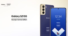 Le Galaxy S21 5G Olympic Games Edition remplace le modèle annulé l'année dernière. (Image source : NTT Docomo)