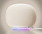 L'enceinte Google Home est disponible en quatre couleurs, dont la teinte « Porcelain ».