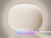 L'enceinte Google Home est disponible en quatre couleurs, dont la teinte « Porcelain ».
