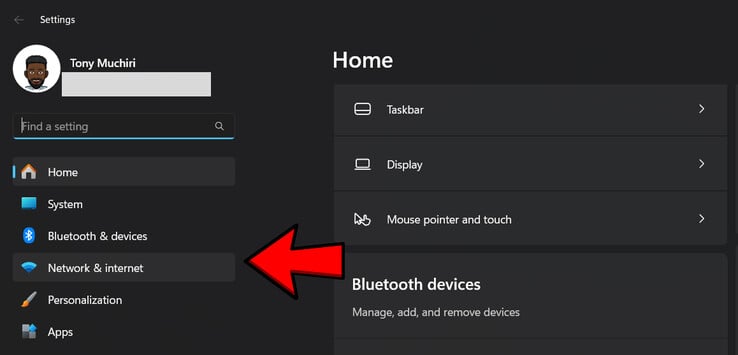Comment réinitialiser tous les paramètres réseau dans Windows 11 (Image Source : Antony Muchiri)