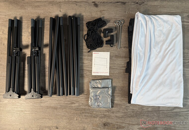 Les différentes pièces avant l'assemblage