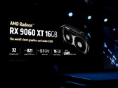 AMD a officiellement présenté le GPU Radeon Rx 9060 XT au Computex 2025 (source d'image : AMD)