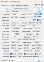 GPU-Z : Intel Graphics