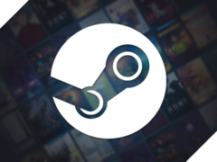 Plusieurs mods bien connus de la communauté Steam&#039;s Workshop sont signalés par des avis de retrait. Sur la photo, le logo de Steam. (Source de l&#039;image : Steam - Edited)