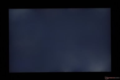 Notre appareil d'essai présentait une décoloration modérée et irrégulière du rétroéclairage