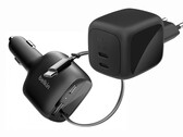 Le BoostCharge Pro Dual et le chargeur BoostCharge Car Charger semblent tous deux bien conçus et leur prix est un peu élevé. (Source de l'image : Belkin)