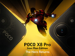 Le Poco X8 Pro Iron Man Edition est doté d'un design arrière unique.