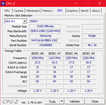 CPU-Z : SPD.