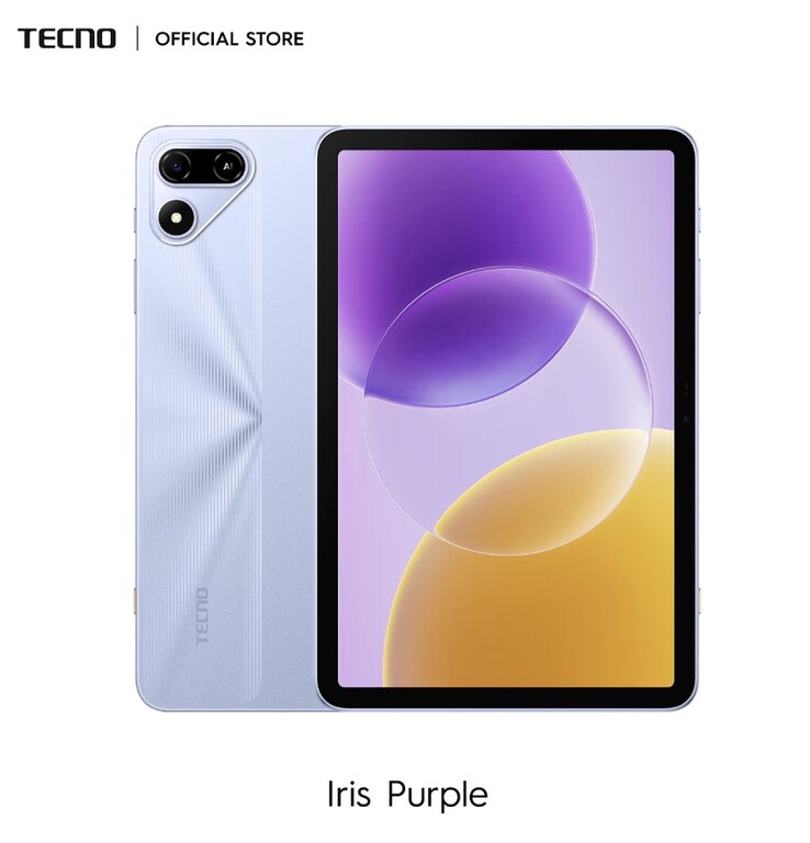 Le Tecno Megapad SE 2 en Iris Purple.