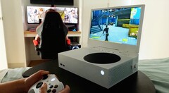 Avec le xScreen, vous pouvez utiliser votre console Xbox Series S sans téléviseur ou moniteur externe (Image : UPspec Gaming)