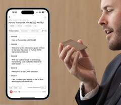 Plaud ajoute Anthropic Claude 3.5 Sonnet AI à l'enregistreur vocal Plaud Note grâce à l'abonnement Pro Plan. (Source de l'image : Plaud)