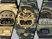 Casio : Premier aperçu des quatre nouvelles montres G-Shock "Camo and Gold" qui devraient être lancées en juin