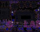 Disposition de la carte Intel Xe-HPG DG2. (Source d'image : Igor'sLAB)