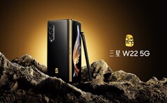 Le Galaxy W22 5G prend en charge un S Pen personnalisé. (Image source : Samsung)