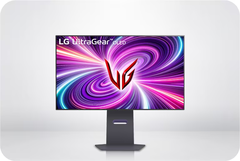 Le LG 32GS95UE est doté d'un mode de double fréquence de rafraîchissement et est sans doute le meilleur moniteur de jeu de 2024 (Source d'image : LG).