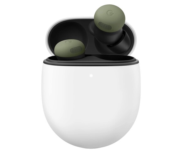 La nouvelle couleur « olive » des Pixel Buds Pro 2 s'harmonise parfaitement avec certaines des couleurs de la nouvelle série Pixel 11.