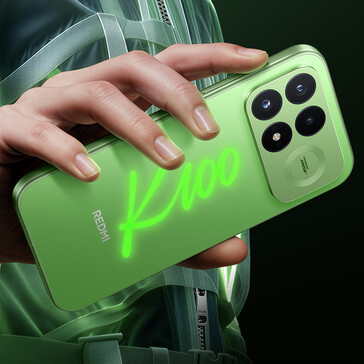 La version verte du Redmi K100 Pro.