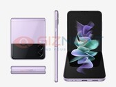 Le Galaxy Z Flip 3 sera lancé en plusieurs couleurs. (Image source : Giznext)