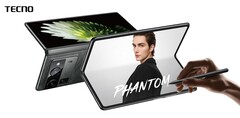 Le Tecno Phantom V Fold 2 est plus fin et plus léger que son prédécesseur. (Source de l'image : Tecno)