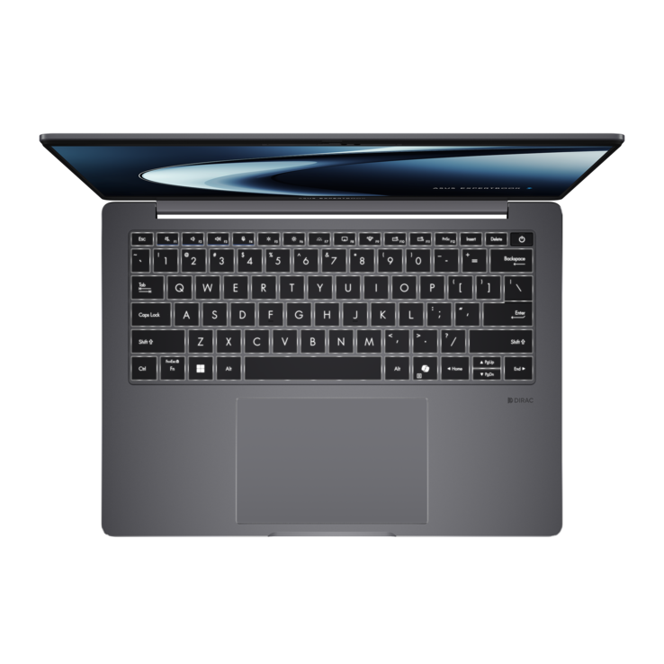 Clavier de l'Asus ExpertBook P3 (source de l'image : Asus)