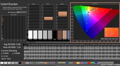 CalMAN : ColorChecker (calibré)