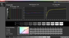 CalMAN : Niveaux de gris (calibrés)