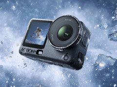 DJI travaillerait sur une alternative Pro à l'Osmo Action 6, cette dernière étant illustrée. (Source de l'image : DJI)