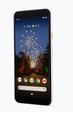 En test : le Google Pixel 3a. Modèle de test fourni par Google Allemagne.