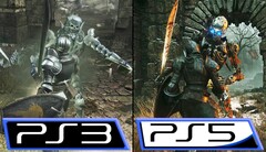 PS3 contre PS5 : une différence de dix ans peut être constatée dans les effets visuels. (Source de l'image : Sony/ElAnalistaDeBits)
