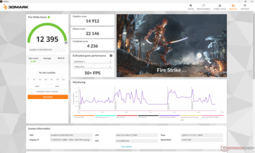 3DMark Fire Strike sur batterie