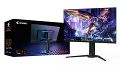 L&#039;AORUS FO32U2P sera bientôt rejoint par d&#039;autres moniteurs de jeu OLED AORUS. (Source de l&#039;image : Gigabyte)