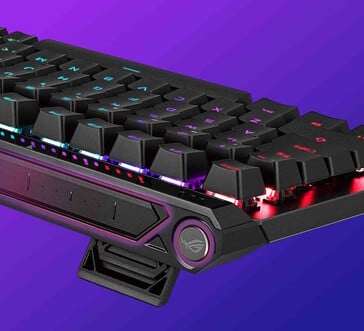 Le bouton multifonctionnel et l'écran tactile (entouré en violet) sont visibles.