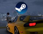 La toile de fond de Forza Horizon 6 apparaît avec le logo Steam