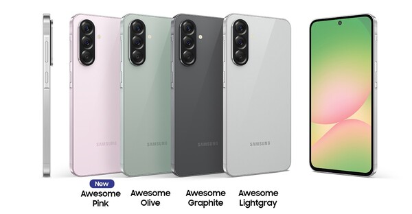 Le Galaxy A56 est désormais disponible dans une nouvelle couleur d'édition limitée, Awesome Pink (Source : Samsung)