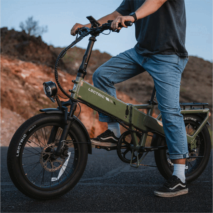La version du vélo électrique Lectric XP4 à moteur de 750 W offre une autonomie de 136,7 km en une seule charge (Source : Lectric)