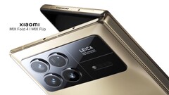Le Xaiomi Mix Fold 4 serait non seulement plus léger, mais aussi particulièrement fin. Les spécifications de l&#039;appareil photo ont été révélées par deux fuites, y compris pour le Mix Flip. (Image : Xiaomi, édité)