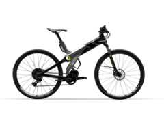 Le vélo électrique Stealth Overlander R possède une batterie de 800 Wh. (Image source : Stealth Electric Bikes)