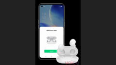 Un rendu présumé d'Enco Buds. (Source : Twitter)