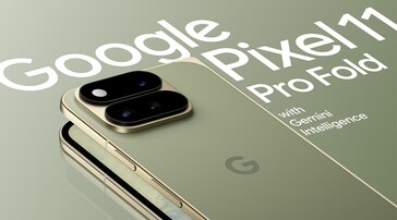 Rendu du Pixel 11 Pro Fold.