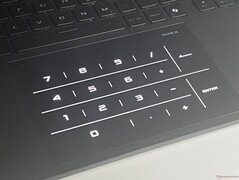 Le ClickPad peut être utilisé comme pavé numérique.