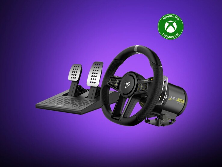 Système de roues et de pédales Turtle Beach VelocityOne Race KD3. (Source de l'image : Turtle Beach)