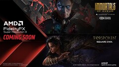 FSR 3 sera disponible sur tous les GPU de la série Radeon RX 590 et GeForce GTX 10. (Source de l&#039;image : AMD)