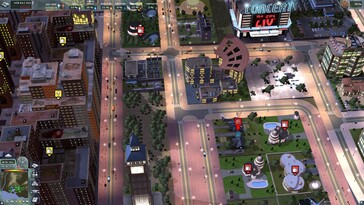 Photo : une capture d'écran du jeu City Life 2008.