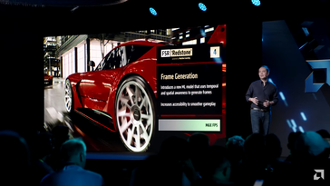 FSR Redstone apporte une nouvelle génération de trames améliorée par ML. (Source de l'image : AMD)